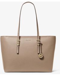 Michael Kors - Mk Quinn Large Pebbled Leather Tote Bag - Lyst