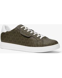 michael kors keating leather sneaker
