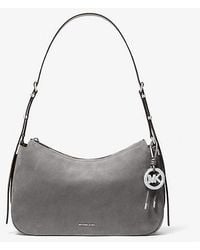 Michael Kors - Nolita Medium Nubuck Shoulder Bag - Lyst