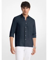 Michael Kors - Mk Classic-Fit Linen Shirt - Lyst