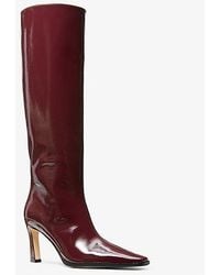 MICHAEL Michael Kors - Darrah Patent Leather Boot - Lyst