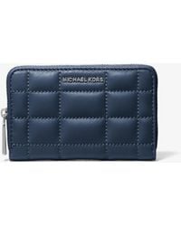 MICHAEL Michael Kors - Mk Small Quilted Leather Wallet - Lyst