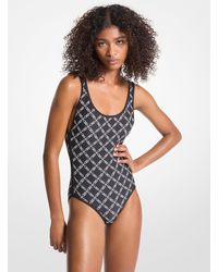 MICHAEL Michael Kors - Mk Costume Da Bagno Con Stampa Logo Empire - Lyst