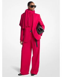 Michael Kors - Michael Kors Nico Stretch Wool Crepe Blazer - Lyst
