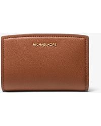 MICHAEL Michael Kors - Mk Bryant Medium Pebbled Leather Wallet - Lyst