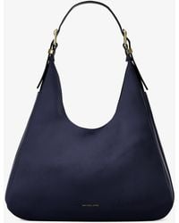 MICHAEL Michael Kors - Nolita Large Nubuck Hobo Shoulder Bag - Lyst