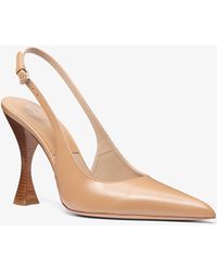 Michael Kors - Mk Escarpin Isabella En Cuir Avec Bride Arrière - Lyst