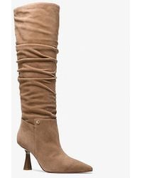 Michael Kors - Amali Suede Boot - Lyst
