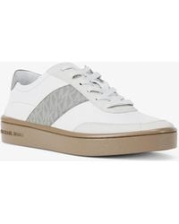 MICHAEL Michael Kors - Mk Kaycee Signature Logo Stripe Trainers - Lyst