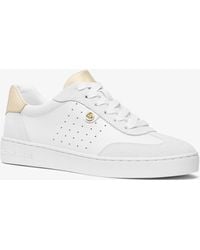 Michael Kors - Mk Scotty Leather Trainers - Lyst