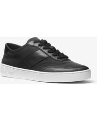 MICHAEL Michael Kors - Mk Kaycee Leather Trainers - Lyst