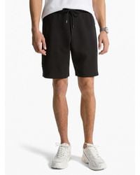 Michael Kors - Mk Embossed Logo Cotton Blend Shorts - Lyst