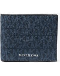 Michael Kors - Cooper Logo Billfold Wallet With Passcase - Lyst