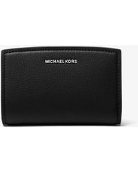 MICHAEL Michael Kors - Mk Bryant Medium Pebbled Leather Wallet - Lyst
