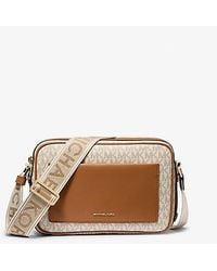 Michael Kors - Maeve Large Signature Logo Crossbody Bag - Lyst