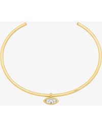 Michael Kors - Marquise Cut Cubic Zirconia Collar Necklace - Lyst