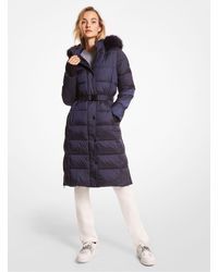 Long Belted Puffer Coats for Women - Up 