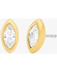 Michael Kors - Marquise Cut Cubic Zirconia Stud Earrings - Lyst
