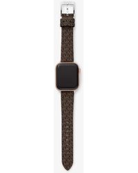Michael Kors Bracelet à logo pour Apple Watch® - Marron