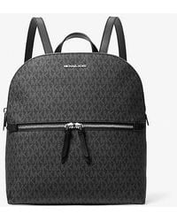 Michael Kors - Dallas Medium Signature Logo Backpack - Lyst