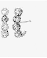Michael Kors - Cubic Zirconia Climber Earrings - Lyst
