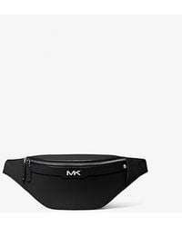 Michael Kors - Mk Varick Small Leather Belt Bag - Lyst