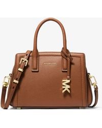 MICHAEL Michael Kors - Mk Laila Extra-Small Leather Crossbody Bag - Lyst