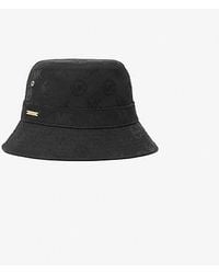 Michael Kors - Logo Embossed Stretch Cotton Bucket Hat - Lyst