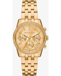 Michael Kors - Mini Bryant Chronograph Stainless Steel Watch - Lyst