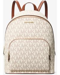 Michael Kors Outlet - Mk Zaino Connie Medio Con Stampa Logo - Lyst