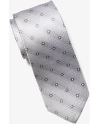 Michael Kors - Mk Floral Embroidered Silk Tie - Lyst