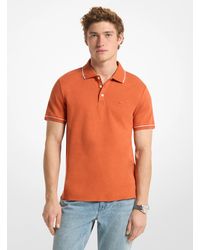 Michael Kors - Michael Kors Gramercy Cotton Polo Shirt - Lyst