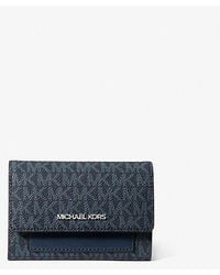 Michael Kors - Jet Set Medium Signature Logo 2-In-1 Wallet - Lyst