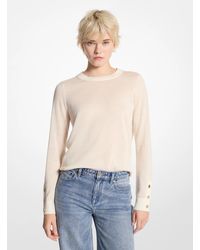 MICHAEL Michael Kors - Mk Merino Wool Jumper - Lyst
