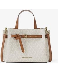 MICHAEL Michael Kors - Mkbolso Satchel Emilia Pequeño Con Logotipo - Lyst