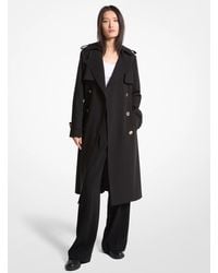 MICHAEL Michael Kors - Mk Woven Trench Coat - Lyst