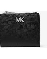 Michael Kors - Mk Edison Saffiano Leather Wallet - Lyst
