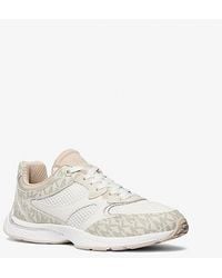 Michael Kors - Riley Mixed-Media Trainer - Lyst