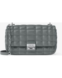 MICHAEL Michael Kors - Tribeca Large Quilted Leather Shoulder Bag - Lyst