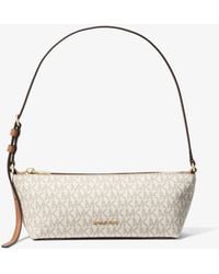 MICHAEL Michael Kors - Mk Laila Small Signature Logo Pochette - Lyst