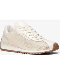 MICHAEL Michael Kors - Mk Rhodes Leather Trainer - Lyst