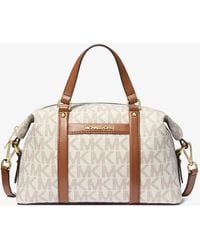 Michael Kors Outlet - Mk Beck Small Signature Logo Satchel - Lyst