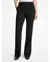 Michael Kors - Bootcut Stretch Wool Blend Pants - Lyst