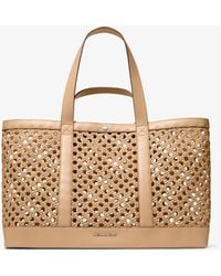 Michael Kors - Mk Whitley Medium Hand-Woven Tote Bag - Lyst