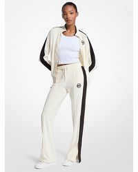 Michael Kors - Stripe Velour Track Pants - Lyst