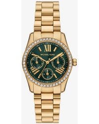 Michael Kors - Mk Mini Lexington Pavé-Tone Watch - Lyst