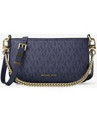 MICHAEL Michael Kors - Mk Bryant Small Signature Logo Convertible Pochette - Lyst