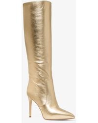 Michael Kors - Mk Rue Metallic Leather Knee Boot - Lyst