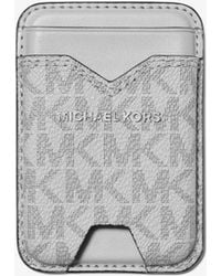 Michael Kors - Hudson Signature Logo Magsafe Wallet - Lyst