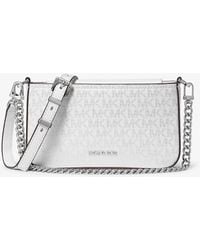 MICHAEL Michael Kors - Mkpochette Transformable Bryant Pequeño Con Logotipo Metalizado - Lyst